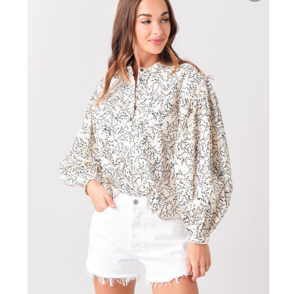 Rebecca Minkoff Isa Top Blouse NWT - Picture 1 of 7